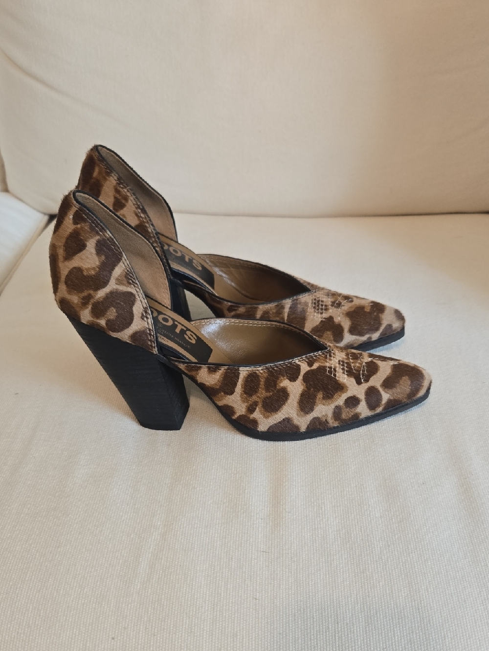 Golden Goose Calf Hair Leopard Heels - Picture 2 of 10